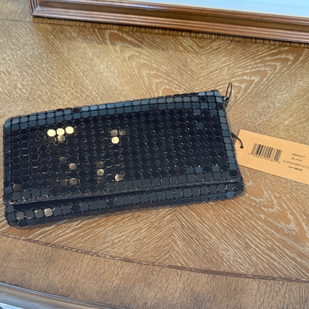 Steve Madded Black sequins Clutch